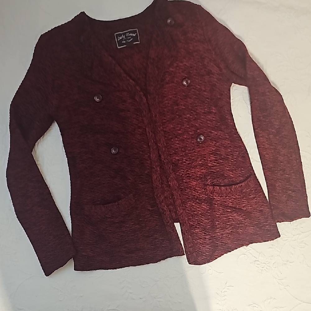 Lucky Brand Burgundy Sweater